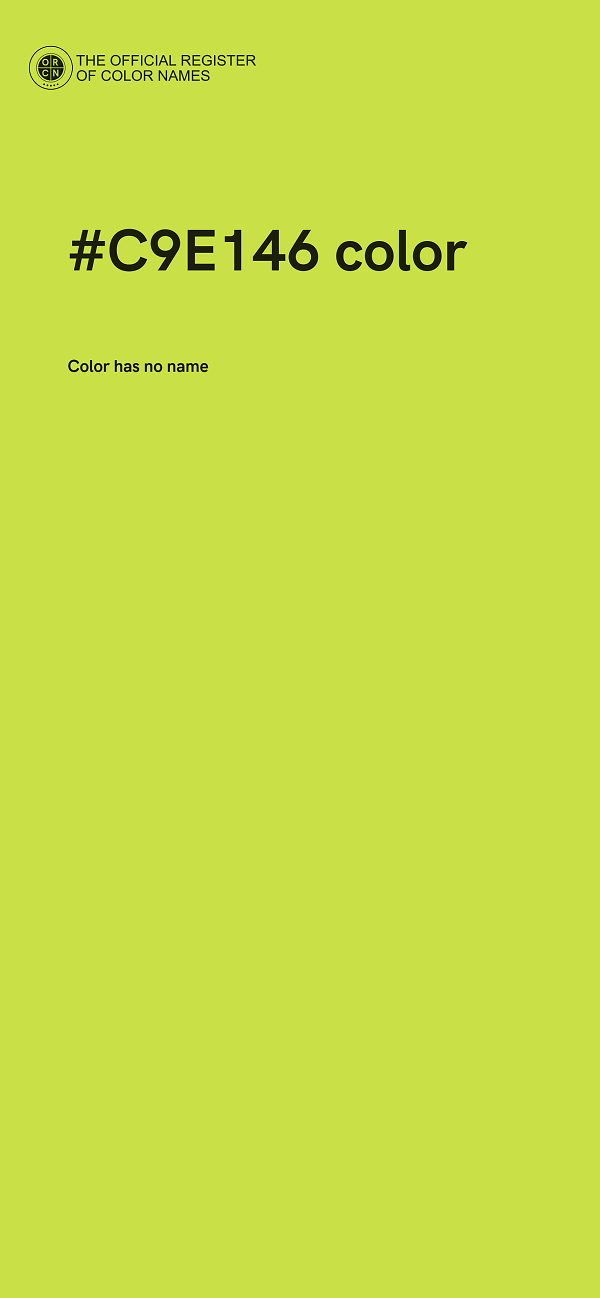 #C9E146 color image