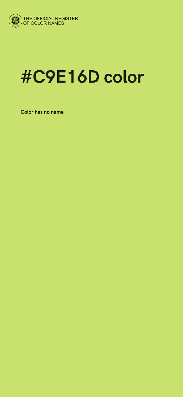 #C9E16D color image