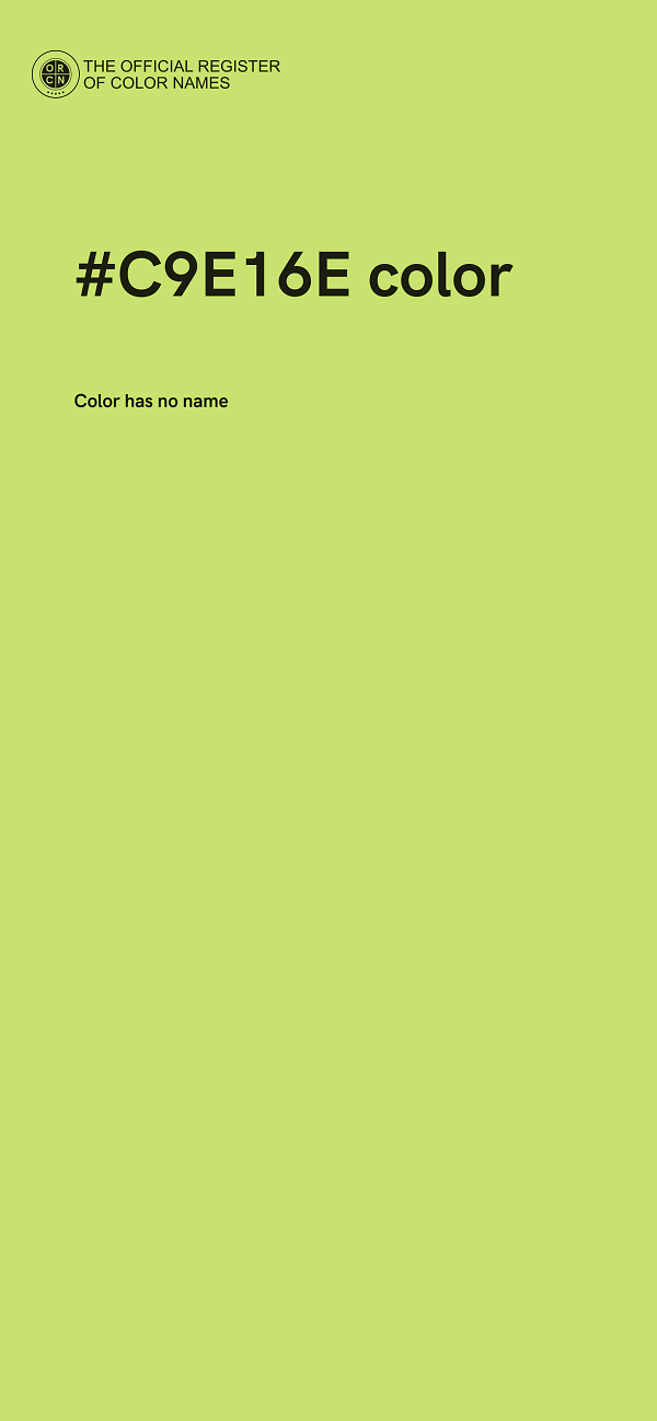 #C9E16E color image