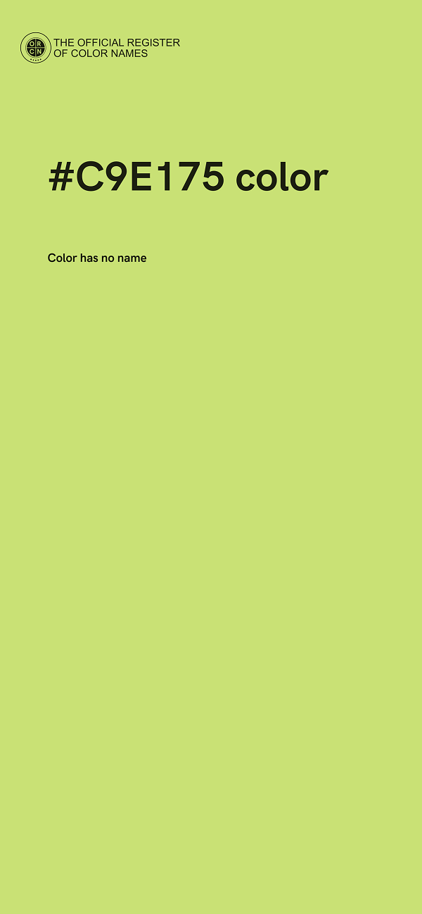 #C9E175 color image
