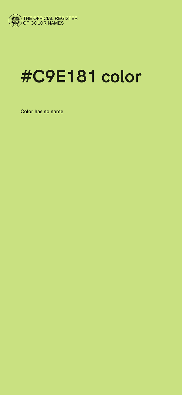 #C9E181 color image