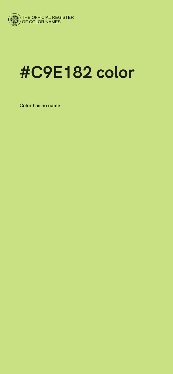 #C9E182 color image
