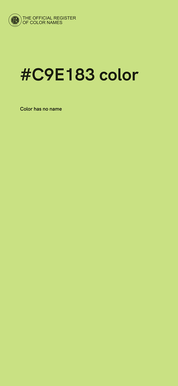 #C9E183 color image