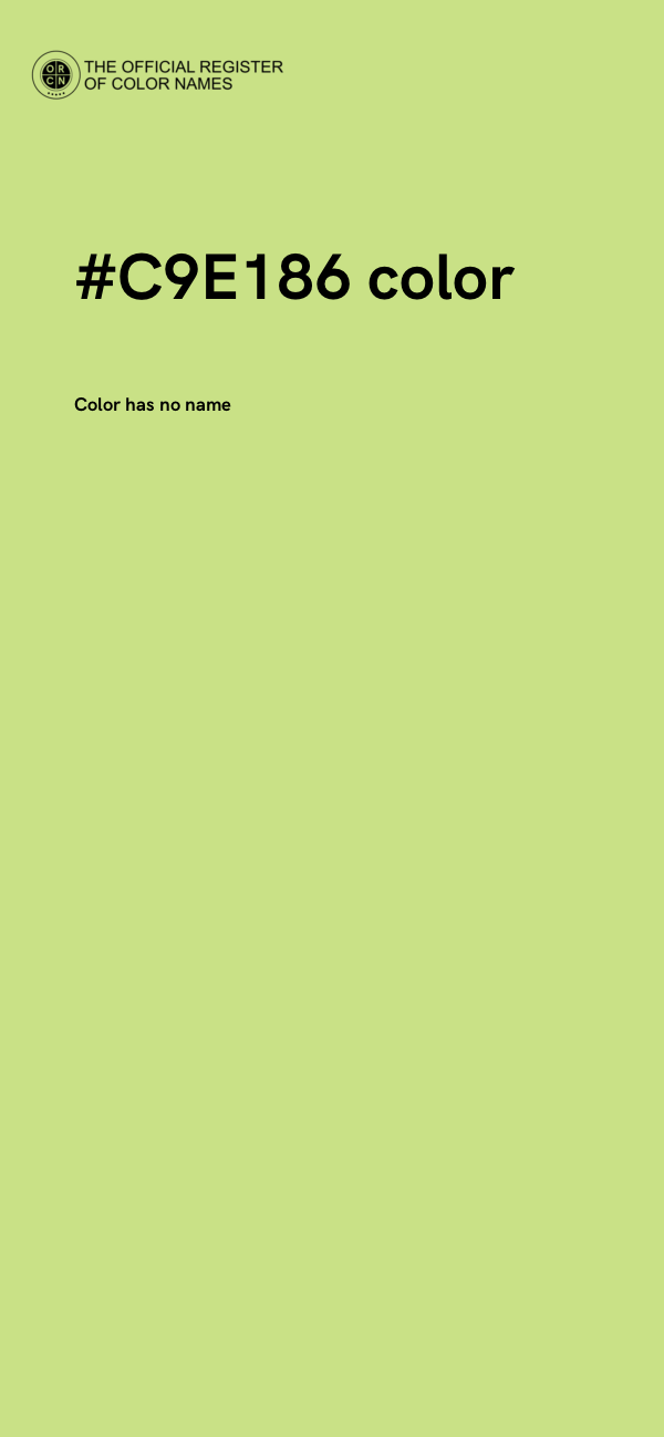 #C9E186 color image