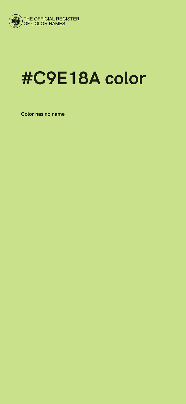 #C9E18A color image