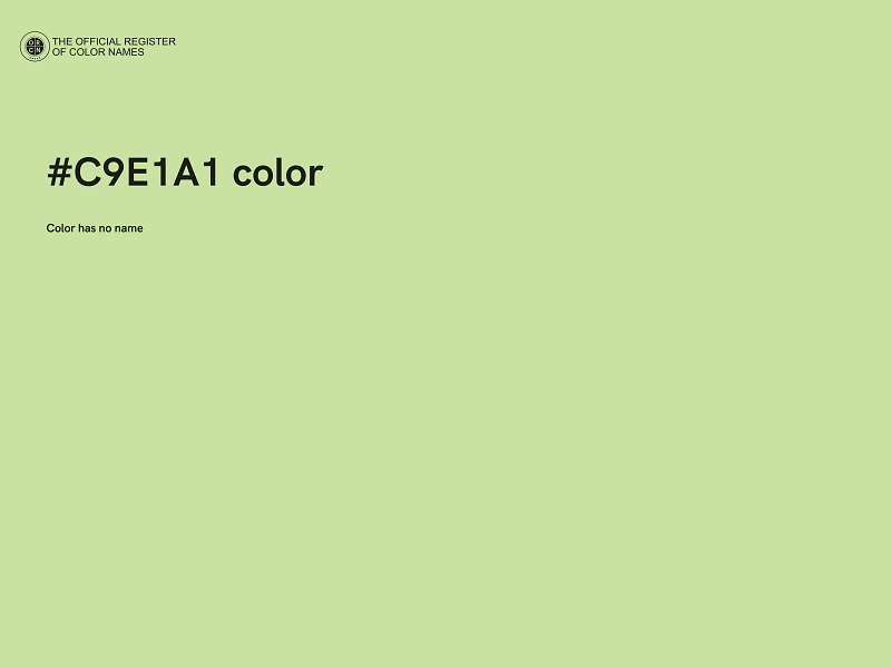 #C9E1A1 color image