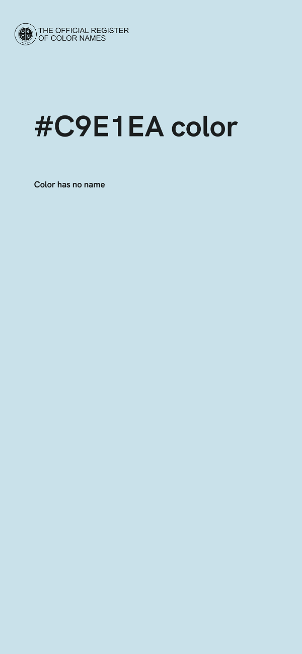 #C9E1EA color image