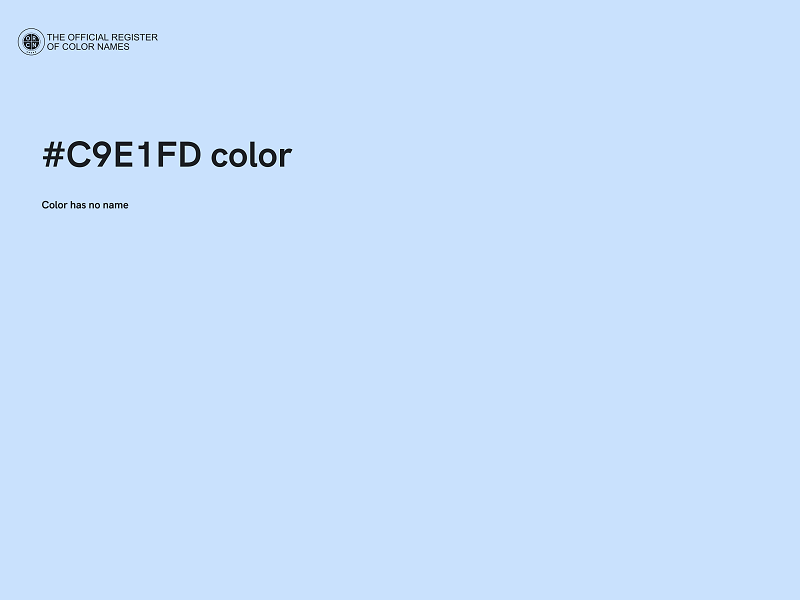 #C9E1FD color image