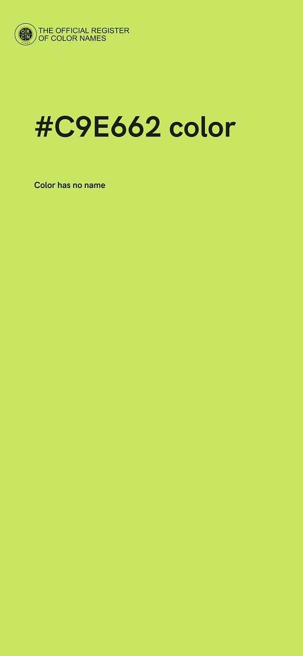 #C9E662 color image