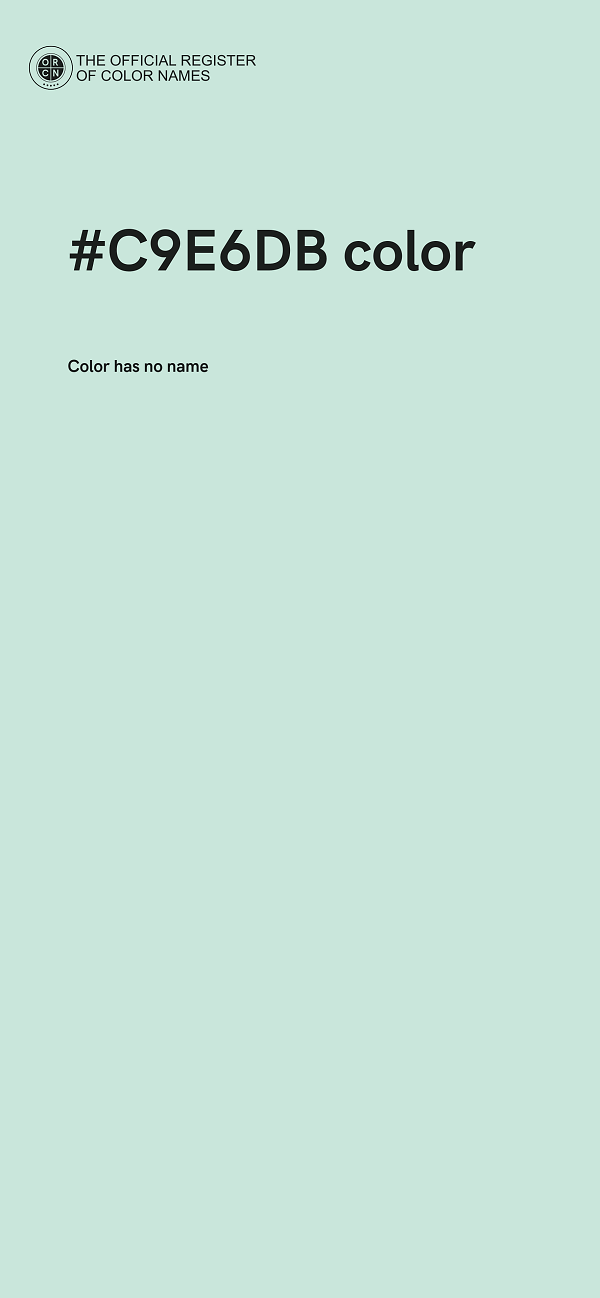 #C9E6DB color image