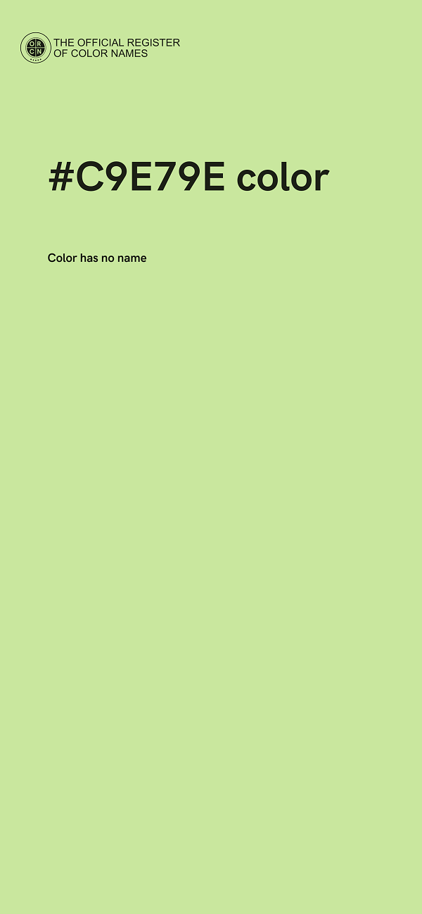 #C9E79E color image