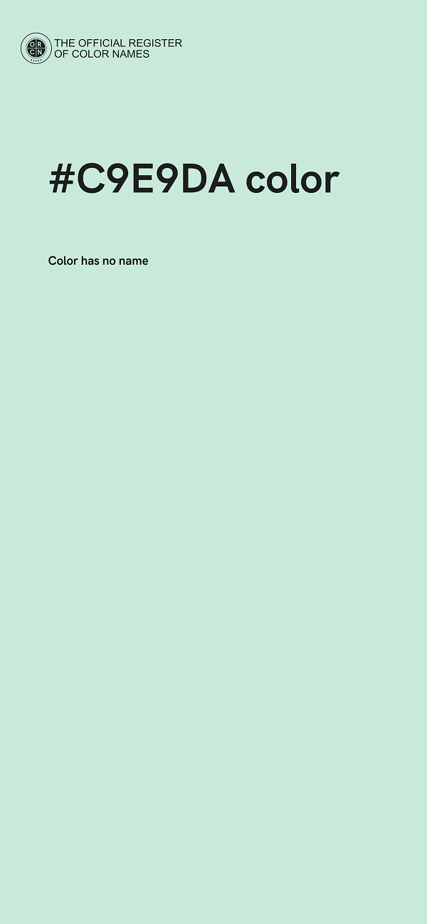 #C9E9DA color image
