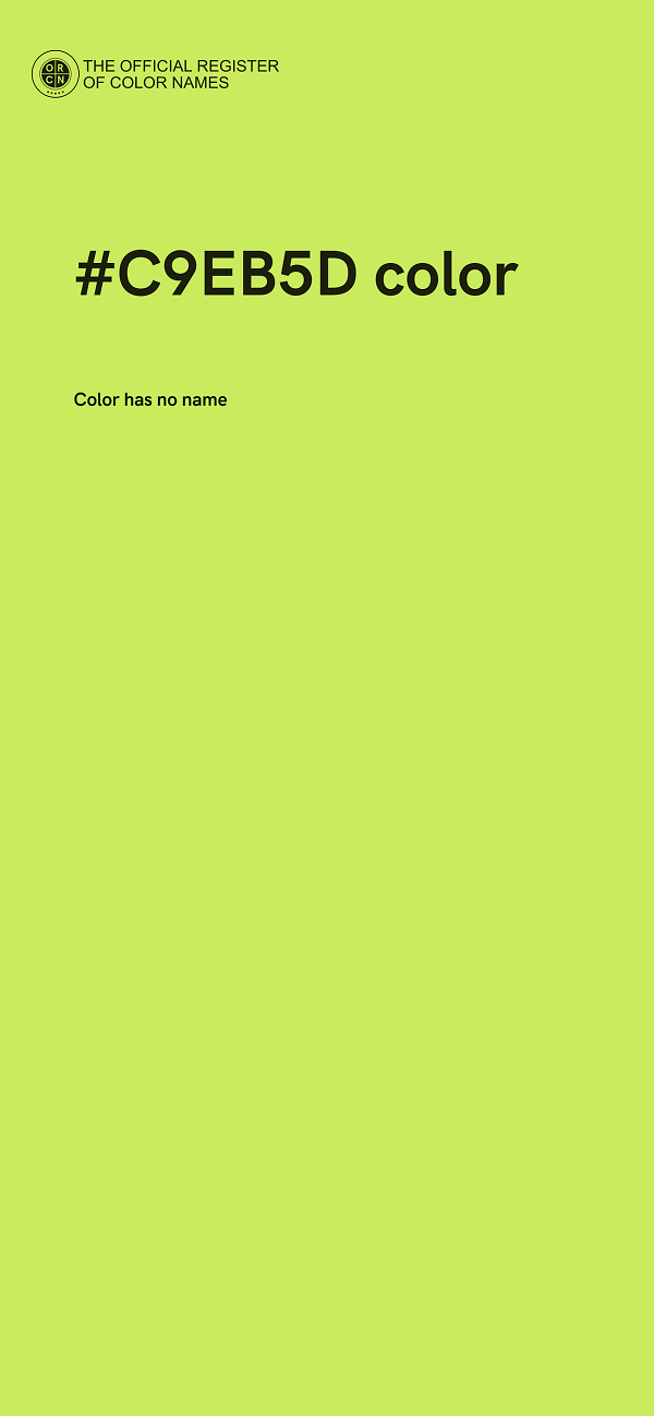 #C9EB5D color image