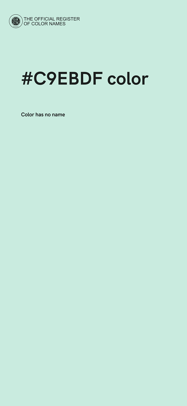 #C9EBDF color image