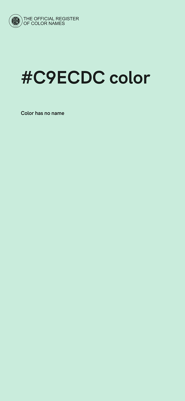 #C9ECDC color image