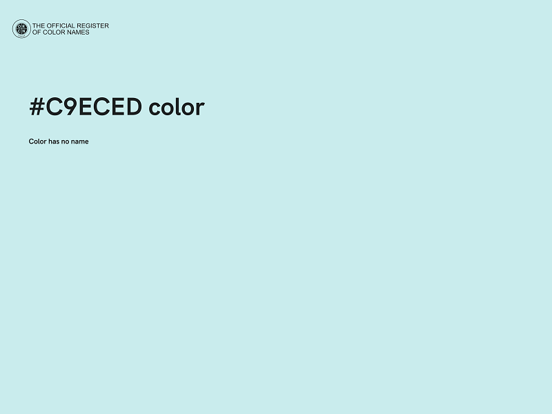 #C9ECED color image