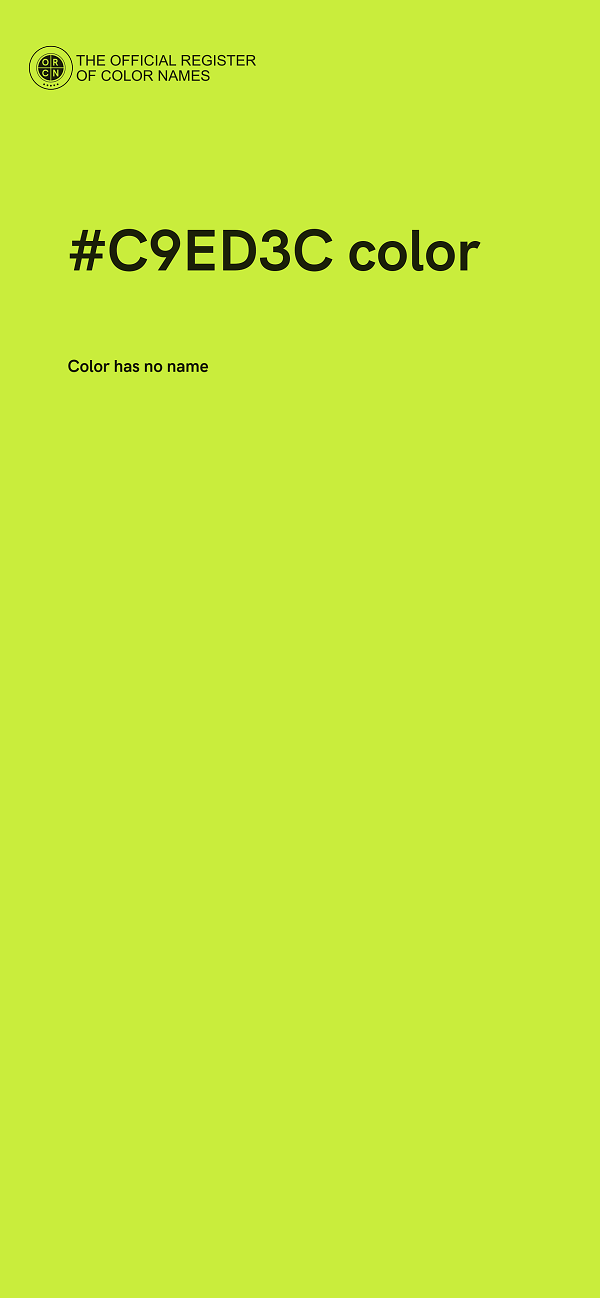 #C9ED3C color image
