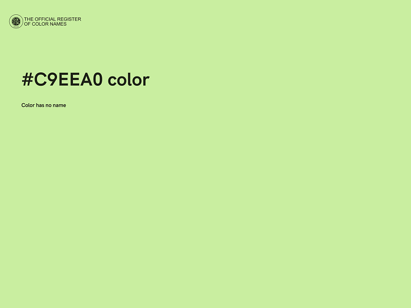 #C9EEA0 color image