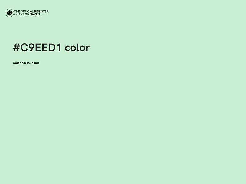 #C9EED1 color image