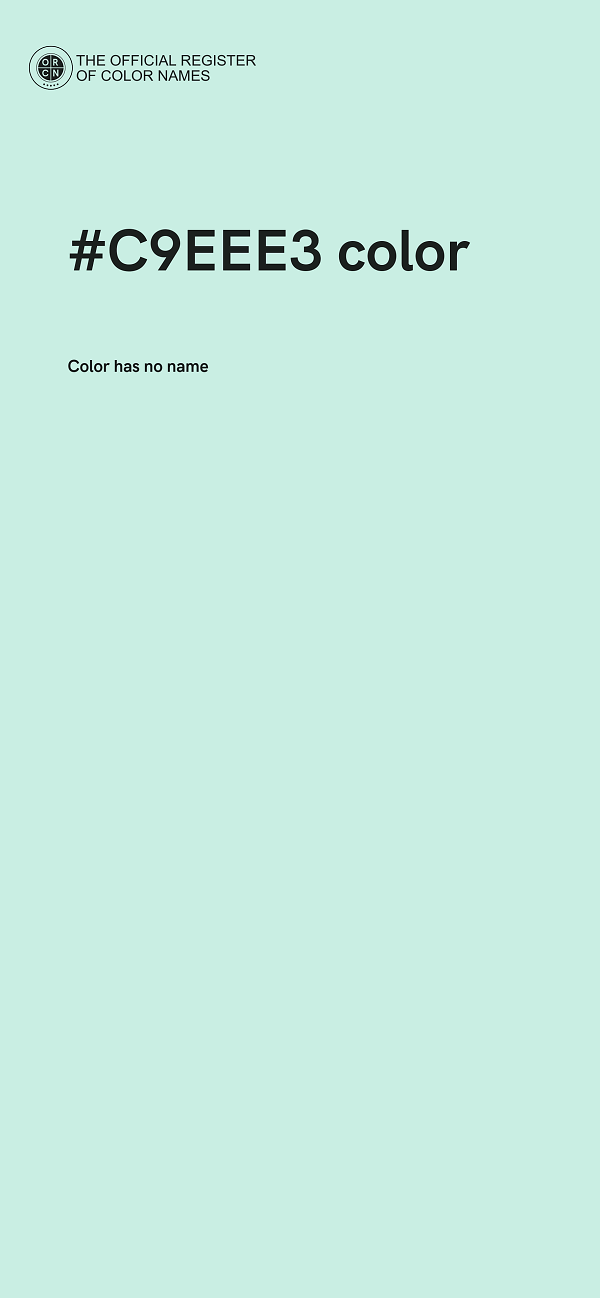 #C9EEE3 color image