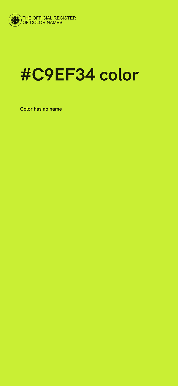 #C9EF34 color image