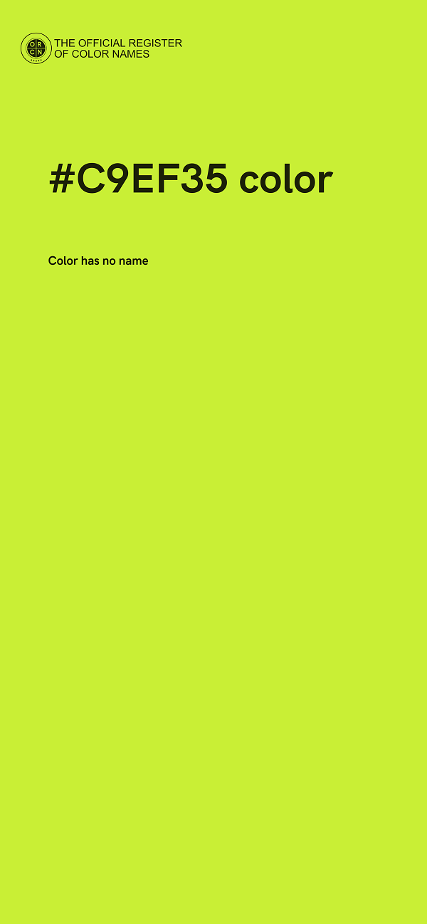 #C9EF35 color image