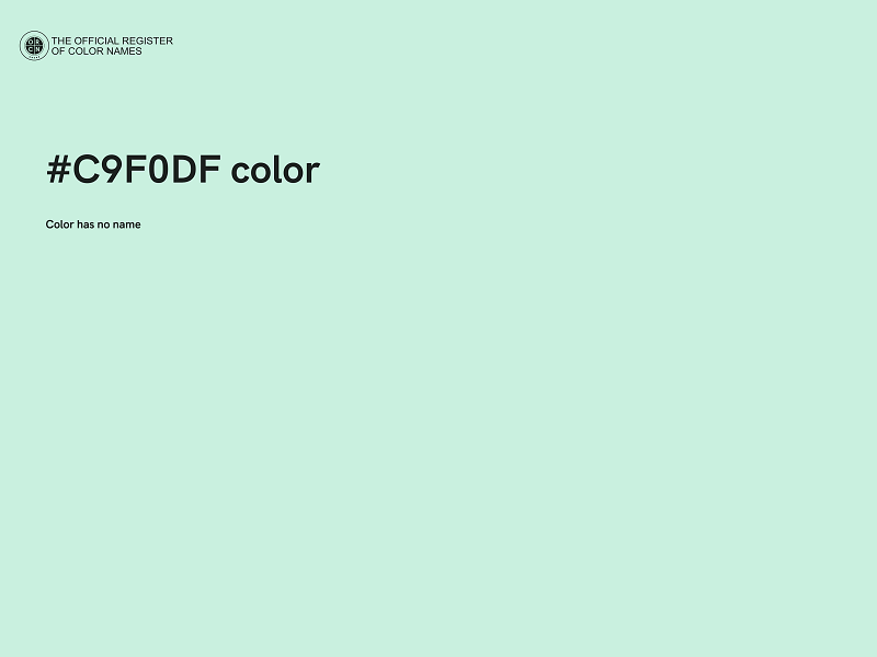 #C9F0DF color image