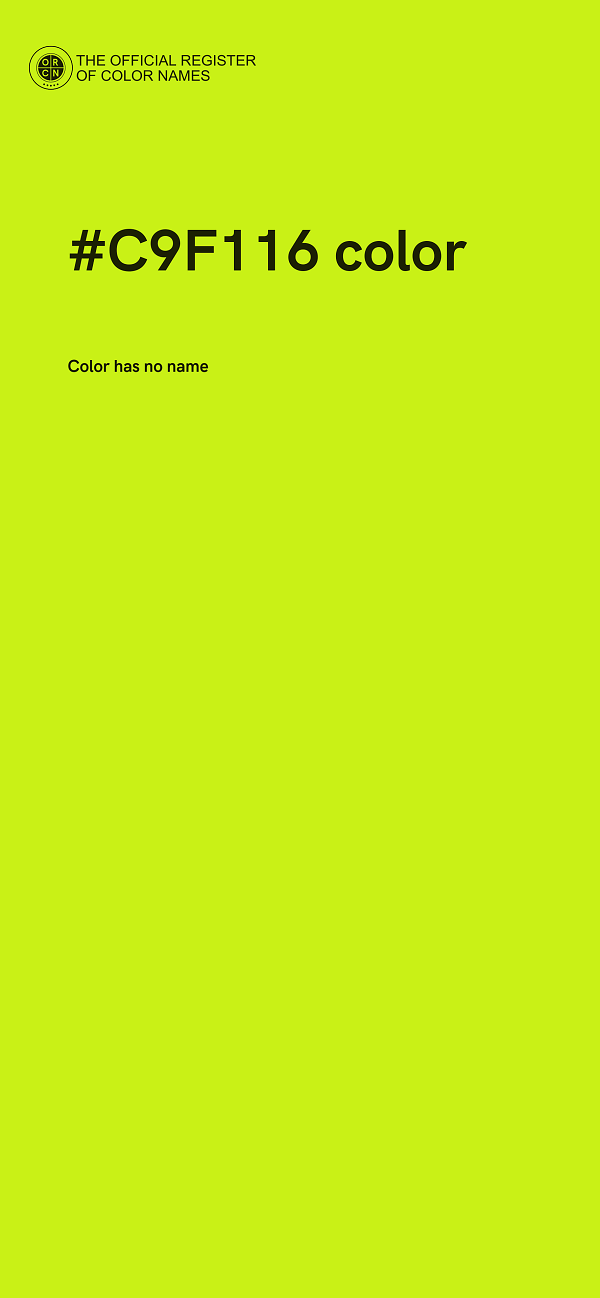 #C9F116 color image