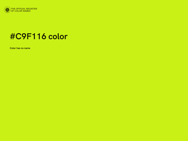 #C9F116 color image