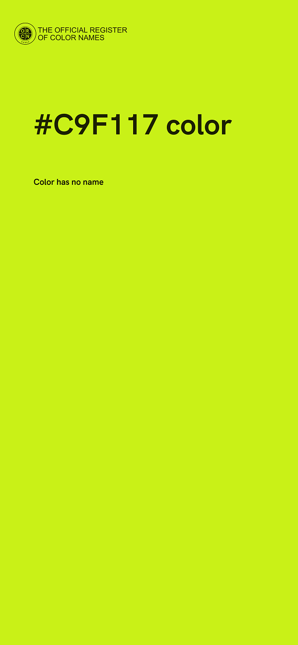 #C9F117 color image