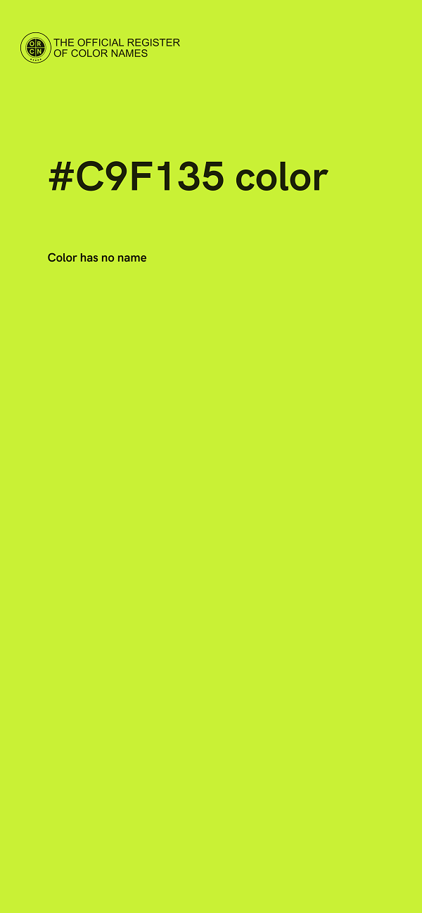 #C9F135 color image