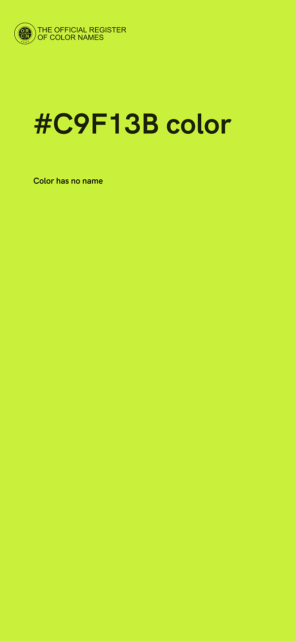 #C9F13B color image