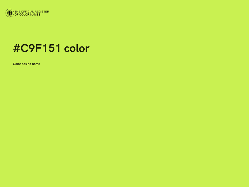 #C9F151 color image