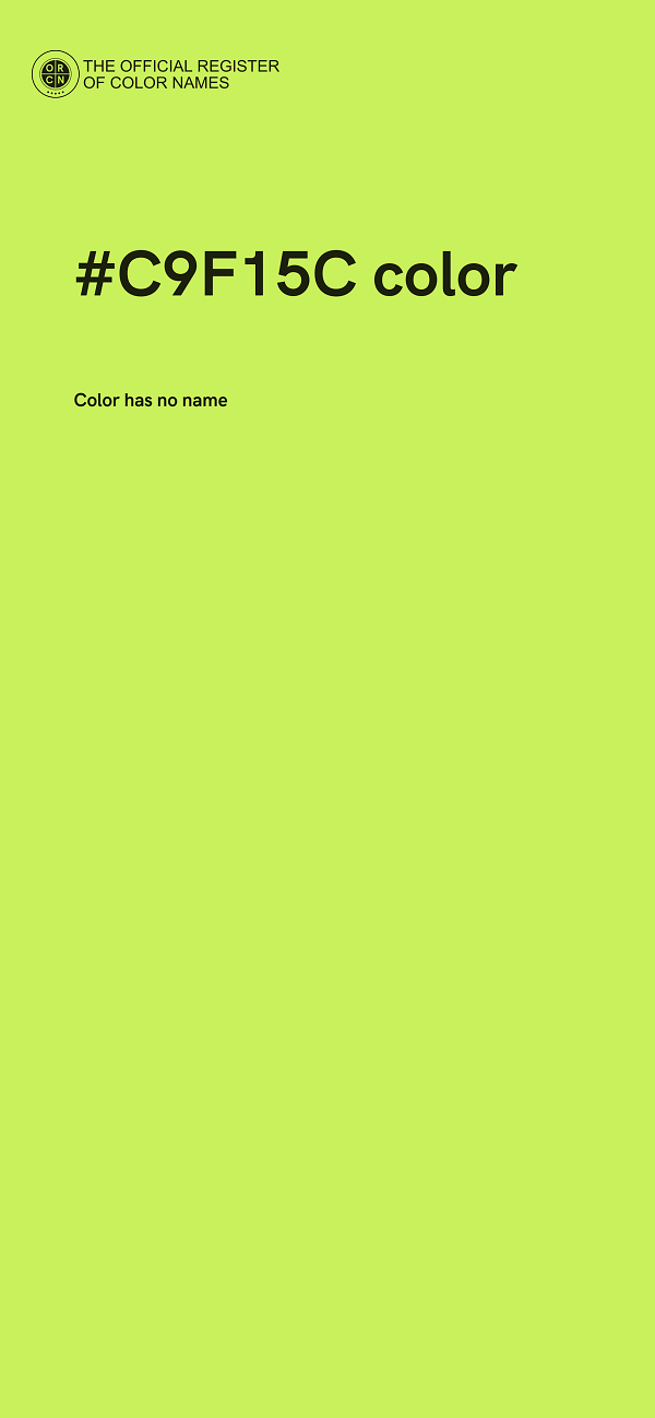 #C9F15C color image
