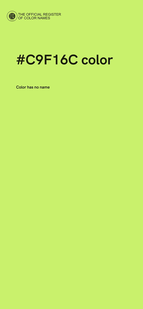 #C9F16C color image