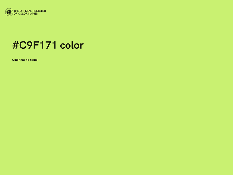 #C9F171 color image