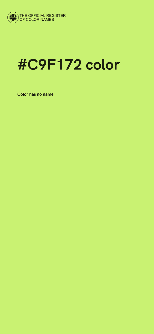 #C9F172 color image