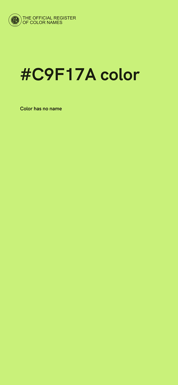 #C9F17A color image