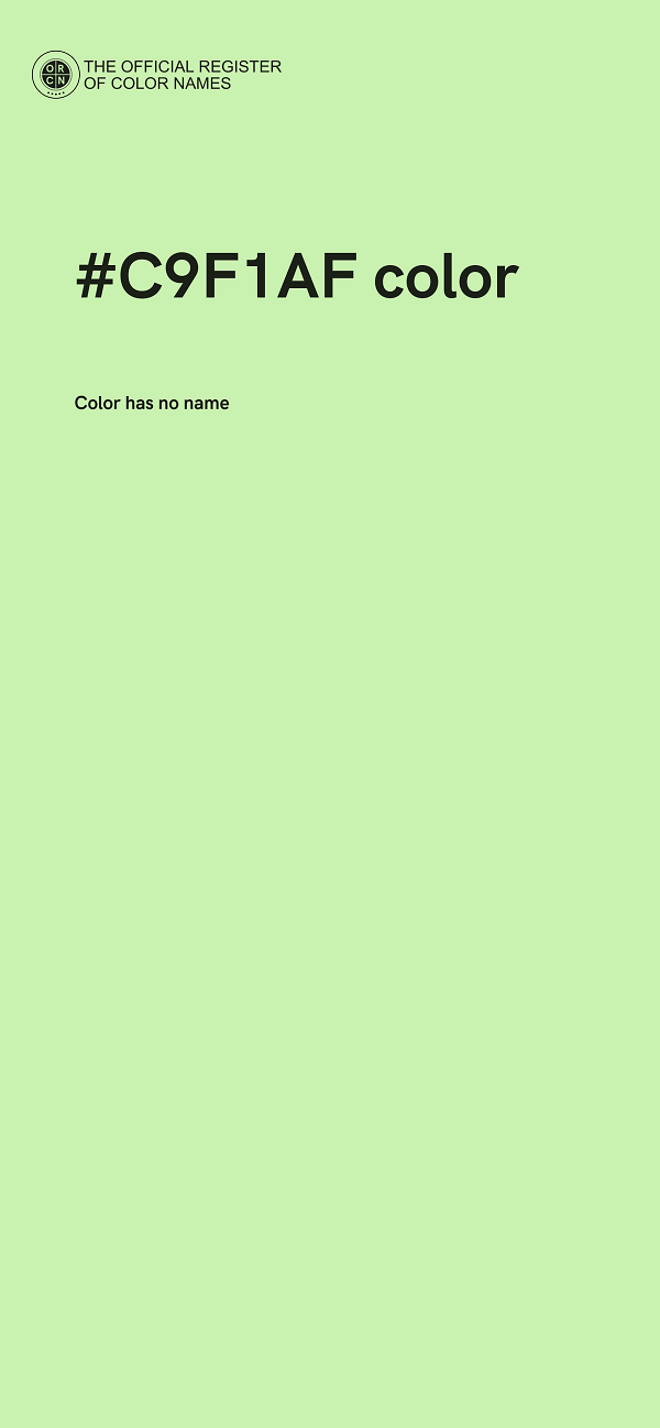 #C9F1AF color image