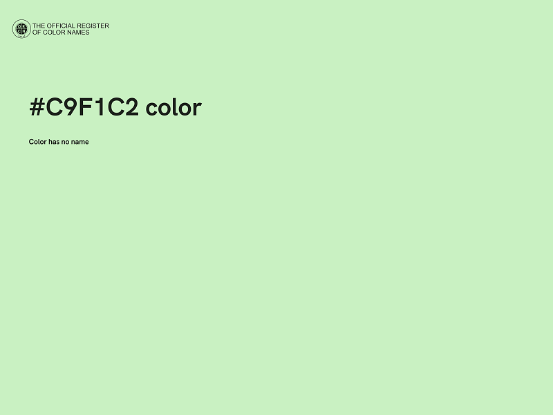 #C9F1C2 color image