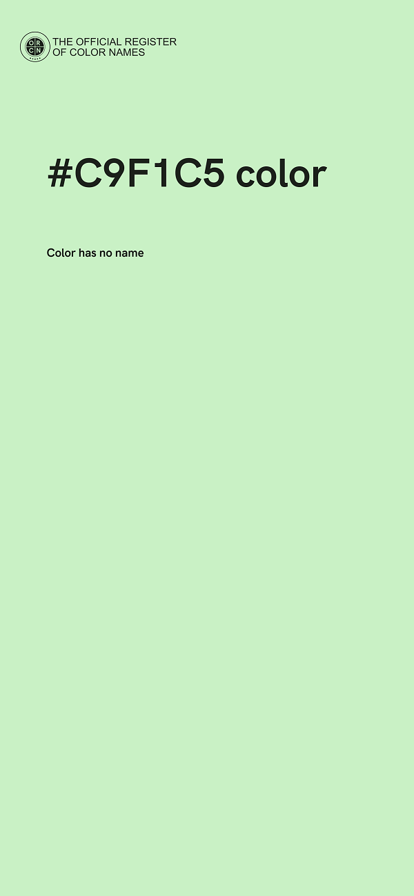#C9F1C5 color image