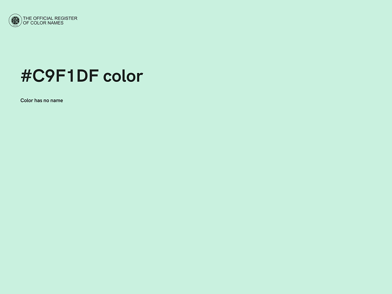 #C9F1DF color image