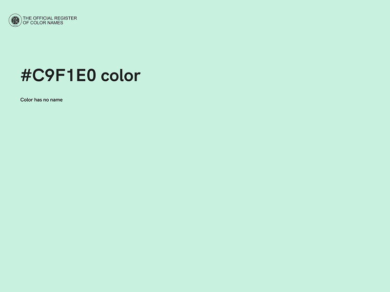 #C9F1E0 color image