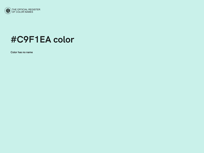 #C9F1EA color image