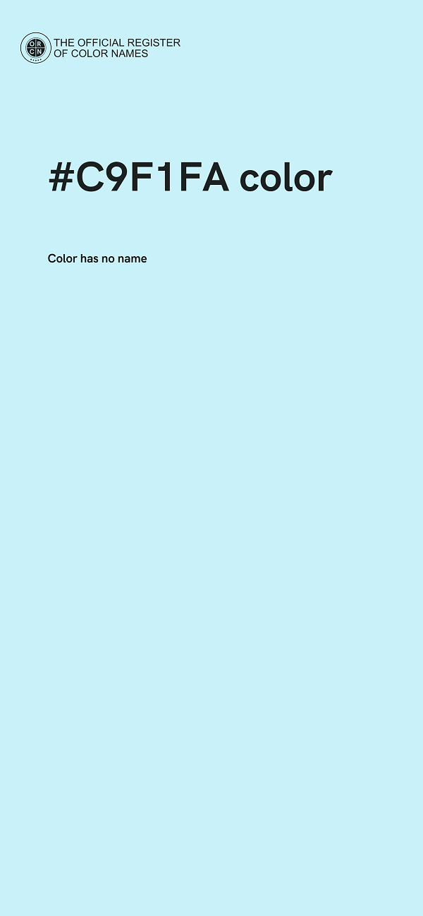 #C9F1FA color image
