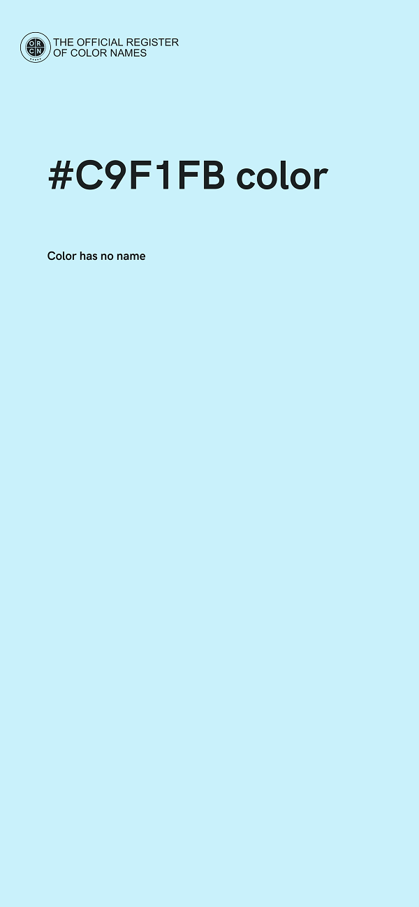 #C9F1FB color image