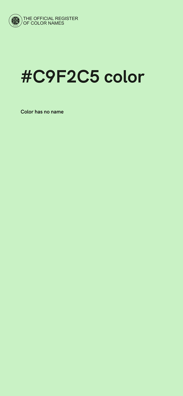 #C9F2C5 color image