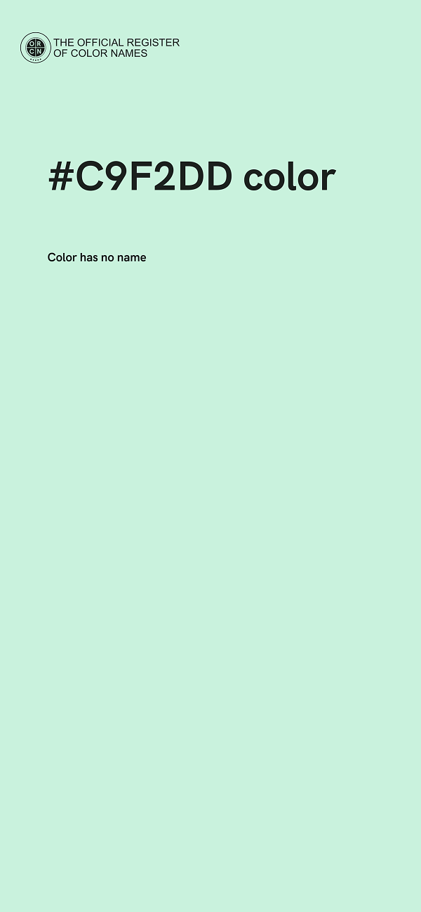 #C9F2DD color image