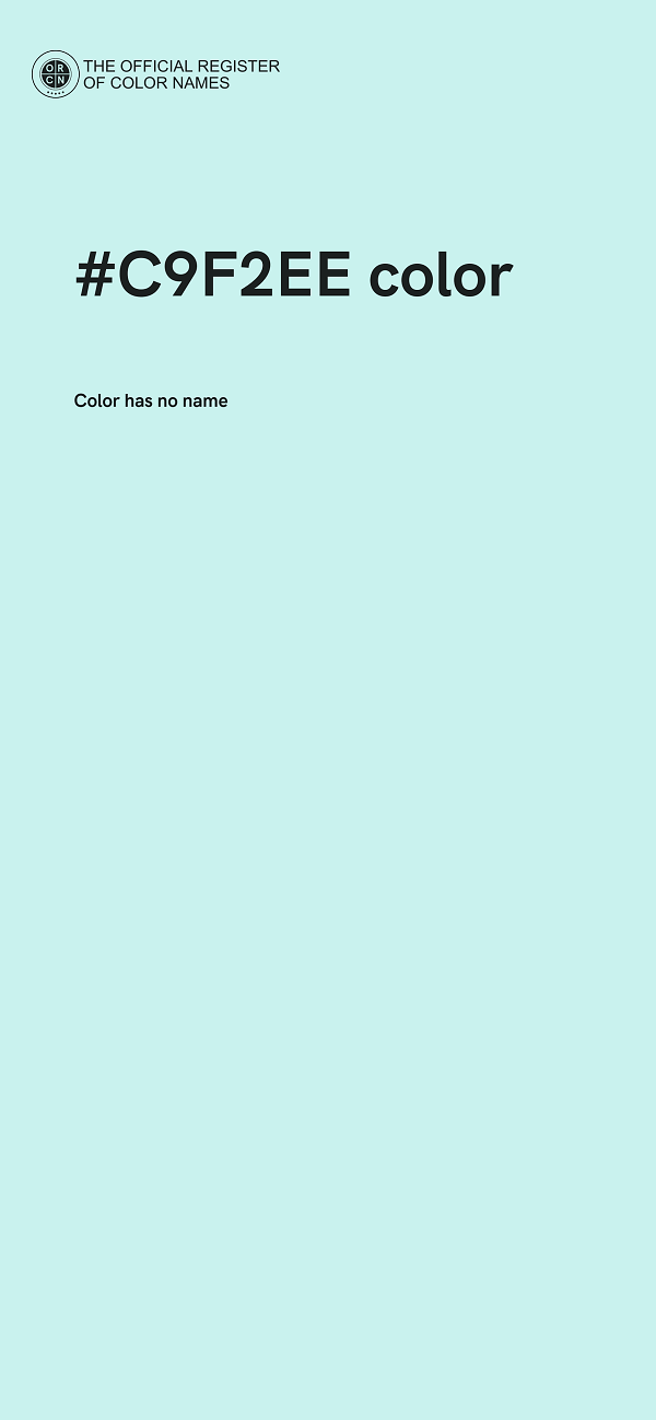 #C9F2EE color image