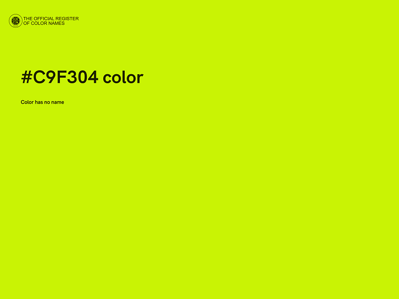 #C9F304 color image